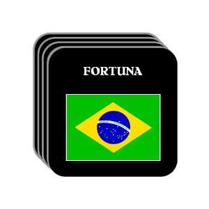  Brazil   FORTUNA Set of 4 Mini Mousepad Coasters 