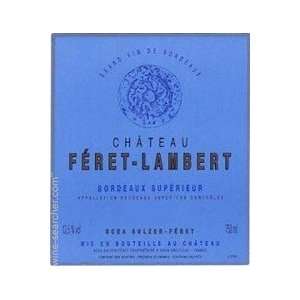  Feret lambert Bordeaux Superieur 2009 750ML Grocery 