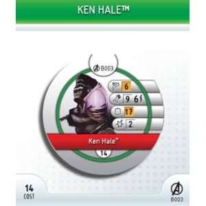   Heroclix Avengers Ken Hale Bystander Token Card 