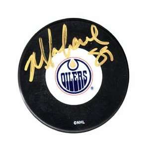 Mike Comrie Autographed Puck