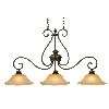   Lighting Fixture Crackle Bronze Creme Brulee Glass 844375003880  