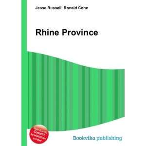  Rhine Province Ronald Cohn Jesse Russell Books