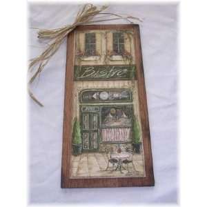  Bistro Coffee Kitchen Wooden Wall Art Cafe Sign