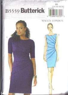 Butterick Sewing Pattern Misses Size 14 16 18 20 w Plus Size  