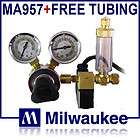 milwaukee ma957 co2 regulator sole noid valve bubble counter meter