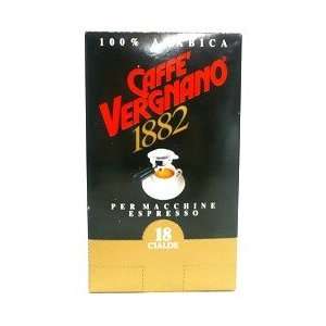 Caffe Vergnano 1882 Espresso Pods   18 Grocery & Gourmet Food