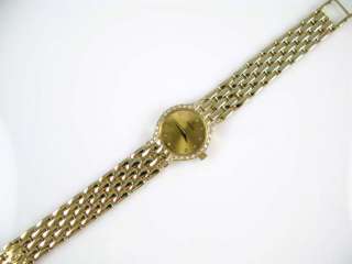 Ladies 14K Yellow Gold Diamond Quartz Concord Watch  
