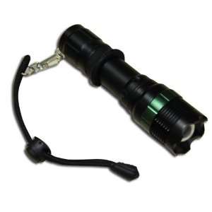 Hk Adjustable LED Flashlight Torch Diving Cree Mini Retractable Focus 
