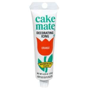  Cake Mate, Icing Decor Orange, 4.25 Ounce (6 Pack): Health 