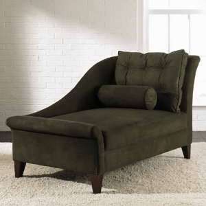  Lincoln Chaise Lounge dark brown by Klaussner