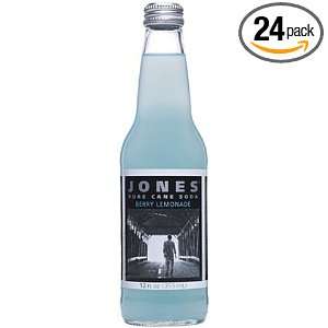 Jones Soda Berry Lemonade, 20 Ounces (Pack of 24)  Grocery 