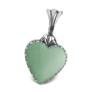   Silver Variscite Te Amo Heart Enhancer Relios Jewelry Jewelry
