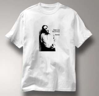 Charles Bukowski Poems Author T Shirt XL  