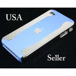   FLUX APPLE FOR iPHONE 4 4G LIGHT BLUE Cell Phones & Accessories