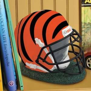  Cincinnati Bengals NFL Helmet Shape Coin Bank: Sports 