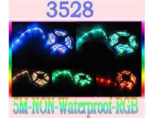   Waterproof 3528 5M 300 LED Light Flexible SMD Strip RGB Color Charging