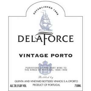   2003 Delaforce Vintage Port 375 mL Half Bottle: Grocery & Gourmet Food