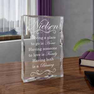  Personalized My Family is a Blessing Keepsake: Home 