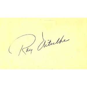  Ray Nitschke Autographed 3x5: Sports & Outdoors