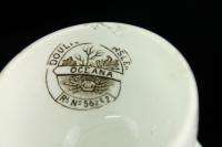 Set 2 Antique Doultons Burslem Brown Transfer Oceana Egg Cups  