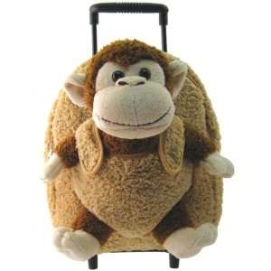   Plush Roller Backpack With Stuffie item#kk8095ch: Sports & Outdoors