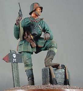 St. Petersburg signed model figure miniature Prussian German World War 