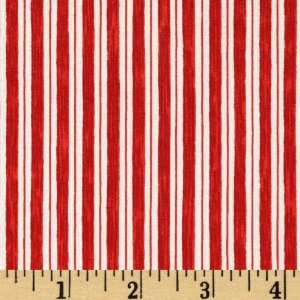   Dolls Christmas Stripe Red Fabric By The Yard: Arts, Crafts & Sewing