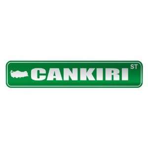   CANKIRI ST  STREET SIGN CITY TURKEY
