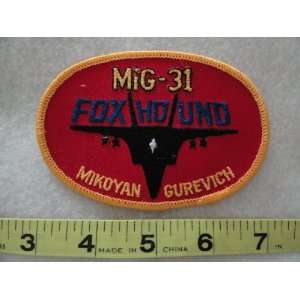  MiG 31 Fox Hound Jet Fighter Patch: Everything Else