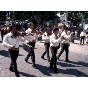 Parade along Main Street, City Center, Puerto Vallarta, Mexico Premium 