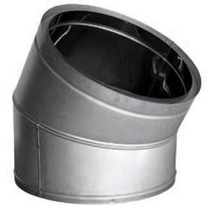   Chimney Pipe Stainless Steel 30 Degree Elbow 9: Home Improvement