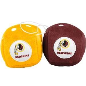  Washington Redskins Plush Team Fuzzy Dice Sports 