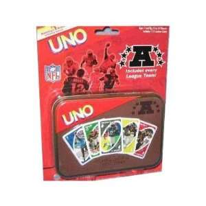  Themed Uno Games NFL Afc Stars Toys & Games