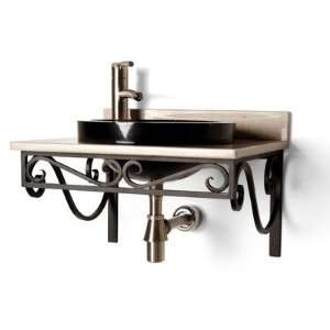  Cantilevered Scroll Shelf 21 Finish: Pewter: Home 