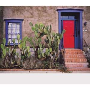 The Red Door   Louis Cantillo 16x12 CANVAS:  Home & Kitchen
