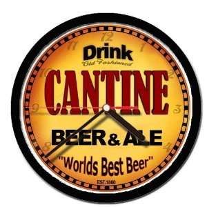  CANTINE beer and ale cerveza wall clock: Everything Else