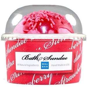 Strawberry Sundae Bath Bomb Beau Bain