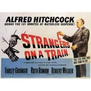  Strangers on a Train   Movie Poster   11 x 17: Home 