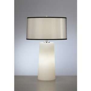 Rico Espinet Olinda Table Lamp Night Light in Frosted White with Black 