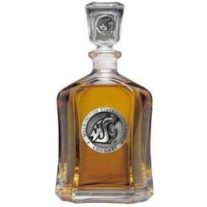   Cougars Capitol Decanter with Pewter Logo: Sports & Outdoors