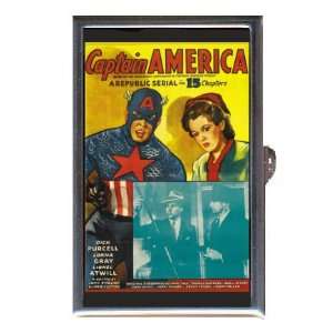  CAPTAIN AMERICA SUPERHERO Coin, Mint or Pill Box Made in 