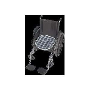   Quilted Wheelchair Pad   Green Plaid   2 Pack