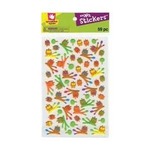   Craft Smart Stickers 59/Pkg Owls; 6 Items/Order: Arts, Crafts & Sewing