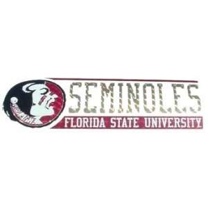   : Florida State Seminoles Stockdale Sem Bar Decal: Sports & Outdoors