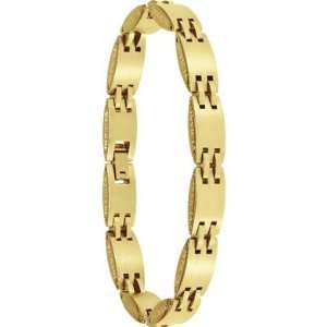  Yellow Goldplated Classic Bracelet: Jewelry