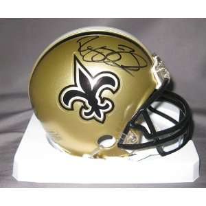 Reggie Bush New Orleans Saints NFL Hand Signed Mini Football Helmet