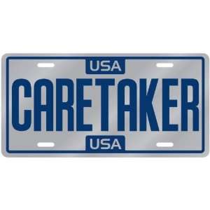  New  Usa Caretaker  License Plate Occupations: Home 
