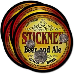 Stickney, SD Beer & Ale Coasters   4pk 