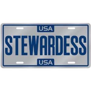  New  Usa Stewardess  License Plate Occupations: Home 
