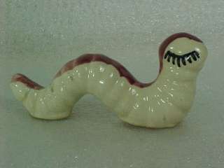TITLE Vintage 1940s California Pottery RIO HONDO Worm Caterpillar 
